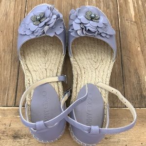 Jimmy CHOO purple Dylan espadrilles